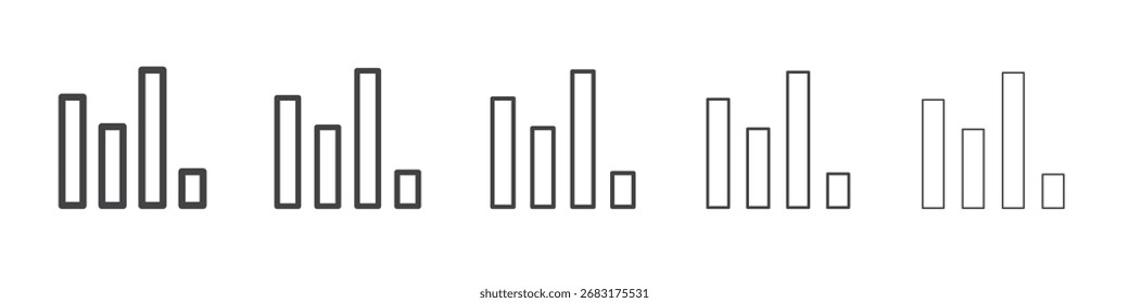 Retweet-Ansicht Symbol Umriss Illustration Vektorsymbol