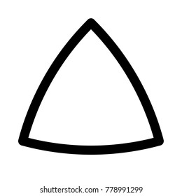 reuleaux triangle shape