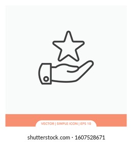 !!!!REUPLOAD!!!
Giving rating symbol Icon Vector Illustration
