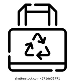 Una bolsa reutilizable que promueve las compras ecológicas y la reducción de residuos.