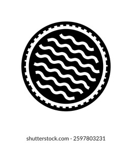 reusable cotton pads sustainable beauty glyph icon vector. reusable cotton pads sustainable beauty sign. isolated symbol illustration