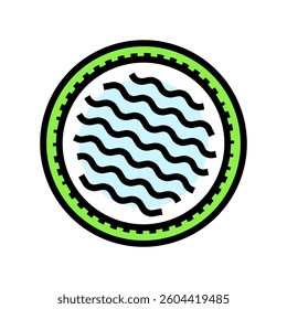reusable cotton pads sustainable beauty color icon vector. reusable cotton pads sustainable beauty sign. isolated symbol illustration