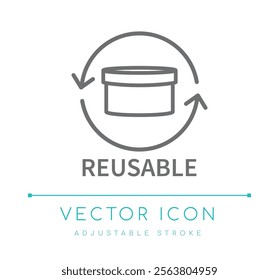 Reusable Eco Friendly Icon, Food and Drinks, Cosmetics Symbols, Skin Care Icons, Skincare Packaging Labels