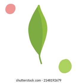 Reusable eco green leaf element. Recycling plastic, zero waste and eco bottle and pack.