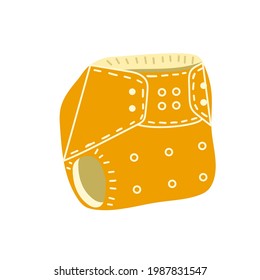 Reusable environmental diaper for baby.