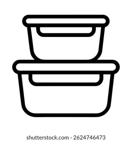 Reusable food containers icon on white background vector
Vector eco icon
