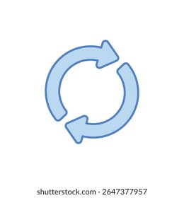 Reusable Icon vector stock illustration