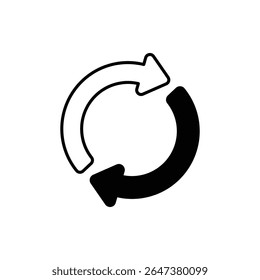 Reusable Icon vector stock illustration