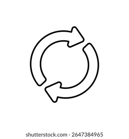 Reusable Icon vector stock illustration