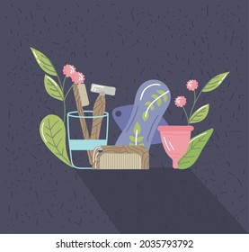 reusable personal hygiene different products