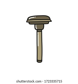 reusable razor doodle icon, vector illustration