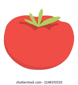 Reusable red tomato vegetable in recycling plastic, zero waste and eco bottle and pack.