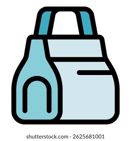 Reusable shopping bag minimizing environmental impact, encouraging eco conscious choices
