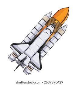 reusable spacecraft that launched like a rocket, maneuvered in Earth orbit like a spacecraft, and landed like an airplane. 