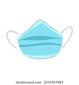 reusable surgical mask cartoon. medical healthcare, barrier face, cover shield reusable surgical mask sign. isolated symbol vector illustration