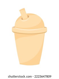 reusable take away pot icon
