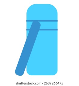 Reusable Water Bottle Icon for Hydration and Summer Use