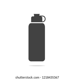 Reusable Water Bottle Icon Vector
