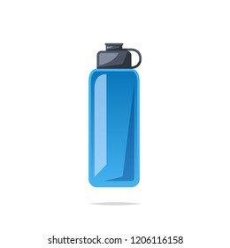 Reusable Water Bottle Vector Isolated