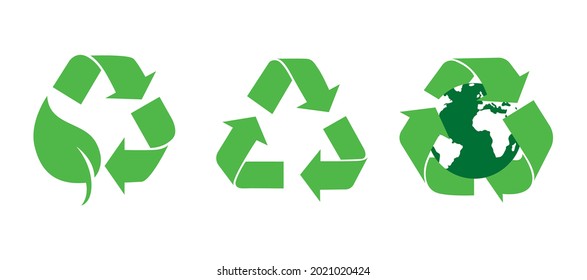 Reuse, eco friendly flat symbols, alternative ecological concept, icons,  logotype vector art illustration, Recycle, waste management 