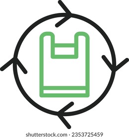 Reuse Icon image. Suitable for mobile application.