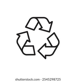 Reuse icon outline set sign