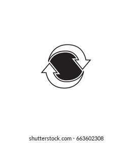 reuse icon. sign design