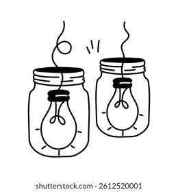 Reuse mason jars to create stylish and sustainable lamps