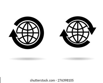 Reuse And Recycle Icon Save The Earth