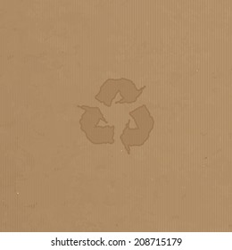 Reuse, reduce, recycle poster design on paper.