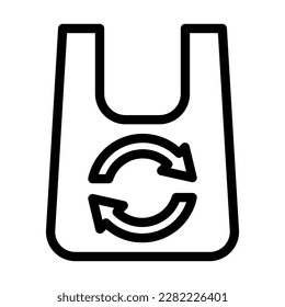 Reuse Vector Line Icon Design