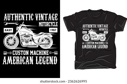 Rev up your style with our vintage motorcycle-themed T-shirt. Featuring classic designs, it's a must-have for motorcycle enthusiasts. Ride in style and showcase your love for the classics!"