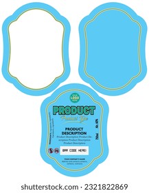 Revamp your branding effortlessly with our customizable label templates. Personalize and tailor them to suit your unique style and needs. Downlead now