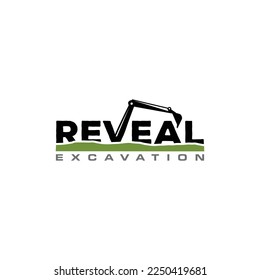 Reveal Excavation Vector Logo template