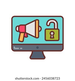 Reveal  icon in vector. Logotype
