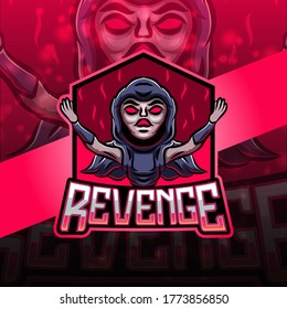 Revenge esport mascot logo design