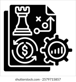Revenue Cycle Icon Element For Design