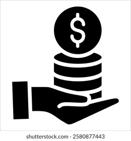 Revenue Icon Element For Design