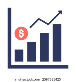 Revenue Icon Element For Design