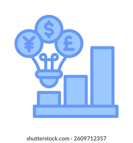 Revenue Icon Element for Design