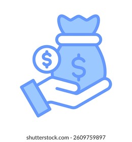 Revenue Icon Element for Design