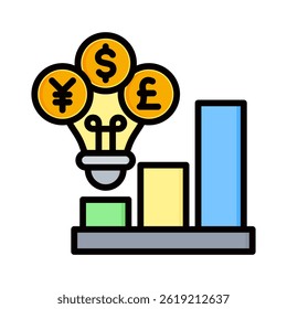 Revenue Icon Element for Design