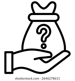 Revenue Icon Element for Design