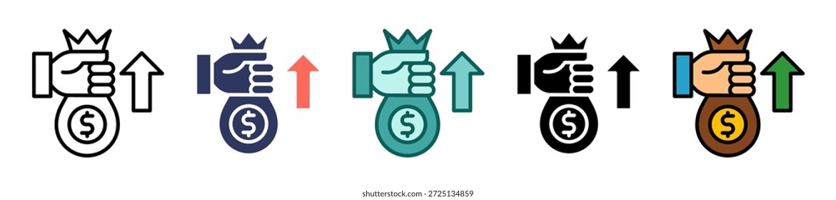 Ícone de Receita - Ilustração de Vários Vetores