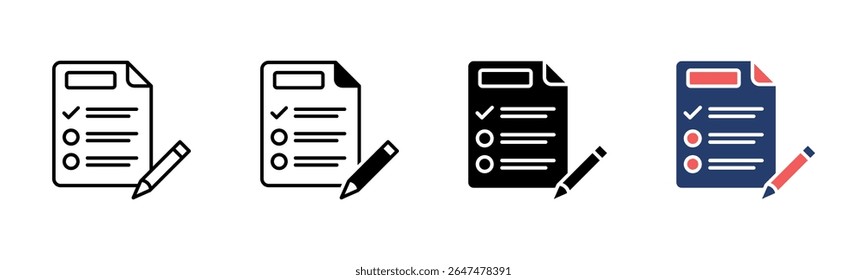 Revenue icon sheet multiple style collection