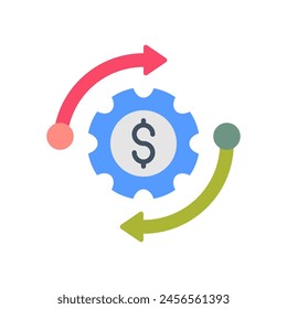 Revenue icon in vector. Logotype
