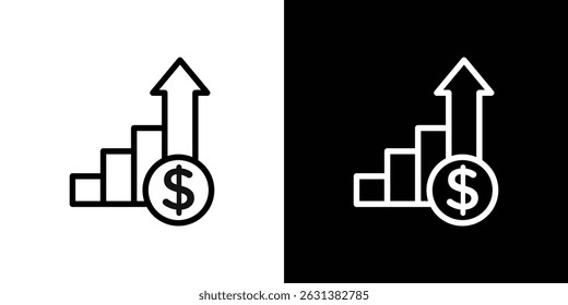 Revenue icon vector for web, computer and mobile apps