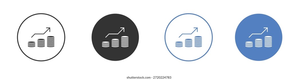 Revenue icon for web design. pixel perfect flat icons