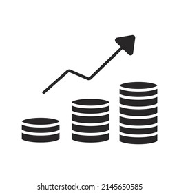 revenue icons  symbol vector elements for infographic web
