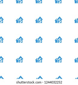 revenue pattern repeat seamless on white background. Editable filled revenue icons from finance collection. dolar growth icon for web and mobile.